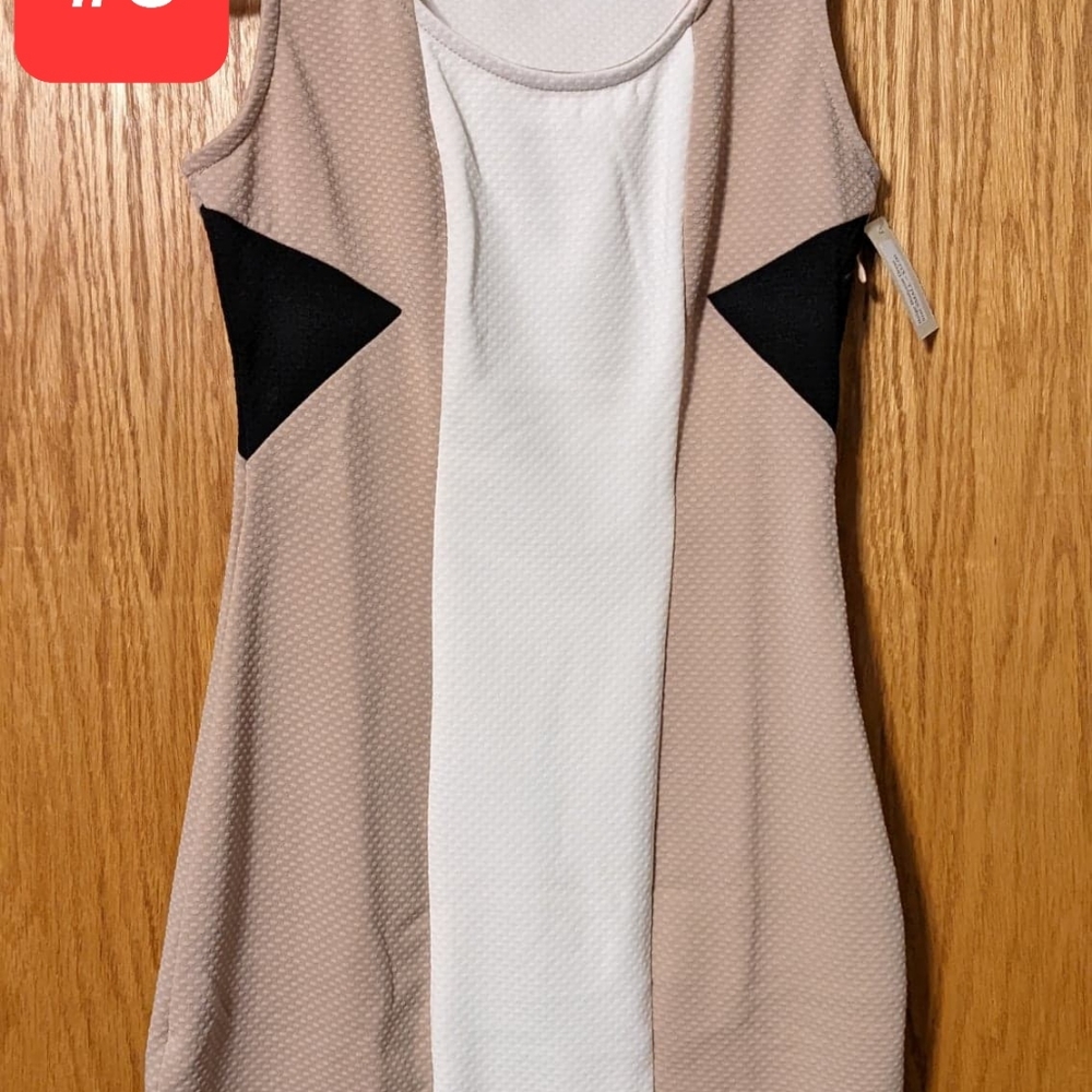 Beige Bodycon dress